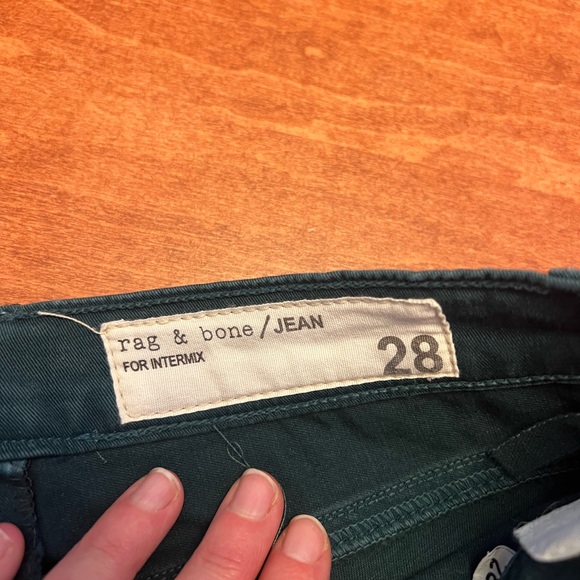 Rag & Bone teal casual pants - Picture 1 of 3